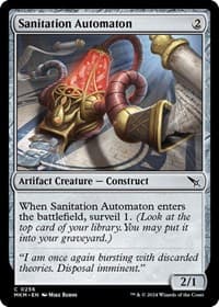 Sanitation Automaton - Murders at Karlov Manor - Magic: The Gathering card