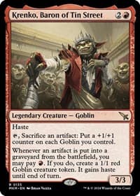 Krenko, Baron of Tin Street - Murders at Karlov Manor - Magic: The Gathering card