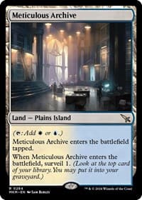 Meticulous Archive - Murders at Karlov Manor - Magic: The Gathering card