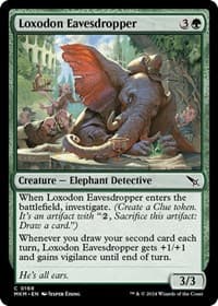 Loxodon Eavesdropper - Murders at Karlov Manor - Magic: The Gathering card