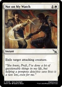 Not on My Watch - Murders at Karlov Manor - Magic: The Gathering card