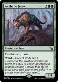 Axebane Ferox - Murders at Karlov Manor - Magic: The Gathering card