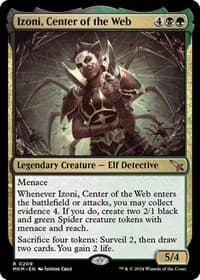Izoni, Center of the Web - Murders at Karlov Manor - Magic: The Gathering card