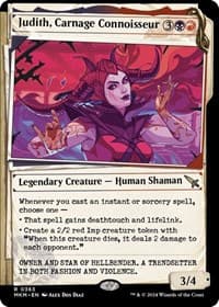 Judith, Carnage Connoisseur (Showcase) - Murders at Karlov Manor - Magic: The Gathering card