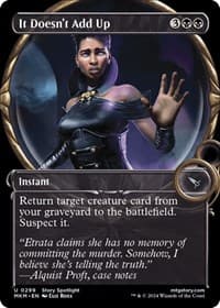 It Doesn't Add Up (Showcase) - Murders at Karlov Manor - Magic: The Gathering card