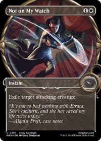 Not on My Watch (Showcase) - Murders at Karlov Manor - Magic: The Gathering card