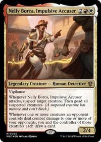 Nelly Borca, Impulsive Accuser - Commander: Murders at Karlov Manor - Magic: The Gathering card