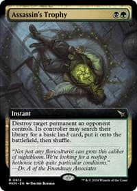Assassin's Trophy (Extended Art) - Murders at Karlov Manor - Magic: The Gathering card