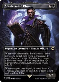 Mastermind Plum (Borderless) - Ravnica: Clue Edition - Magic: The Gathering card