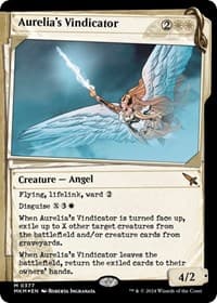 Aurelia's Vindicator (Showcase) (Invisible Ink) - Murders at Karlov Manor - Magic: The Gathering card
