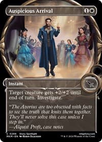 Auspicious Arrival (Showcase) - Murders at Karlov Manor - Magic: The Gathering card