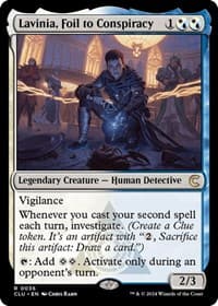 Lavinia, Foil to Conspiracy - Ravnica: Clue Edition - Magic: The Gathering card