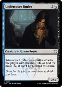 Undercover Butler - Ravnica: Clue Edition - Magic: The Gathering card