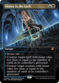 Drown in the Loch (Borderless) - Special Guests - Magic: The Gathering card
