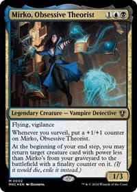 Mirko, Obsessive Theorist - Commander: Murders at Karlov Manor - Magic: The Gathering card