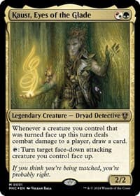 Kaust, Eyes of the Glade - Commander: Murders at Karlov Manor - Magic: The Gathering card