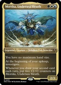 Morska, Undersea Sleuth (Display Commander) - Thick Stock - Commander: Murders at Karlov Manor - Magic: The Gathering card