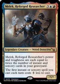 Melek, Reforged Researcher - Prerelease Cards - Magic: The Gathering card