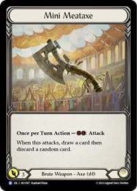 Mini Meataxe - Heavy Hitters - Flesh and Blood TCG card