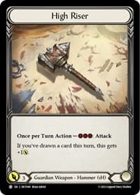High Riser // Cintari Saber - Heavy Hitters - Flesh and Blood TCG card