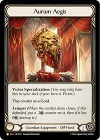 Aurum Aegis - Heavy Hitters - Flesh and Blood TCG card