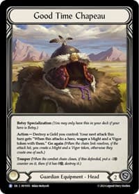 Good Time Chapeau - Heavy Hitters - Flesh and Blood TCG card