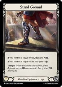 Stand Ground - Heavy Hitters - Flesh and Blood TCG card