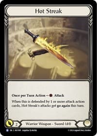 Hot Streak - Heavy Hitters - Flesh and Blood TCG card