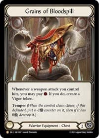 Grains of Bloodspill - Heavy Hitters - Flesh and Blood TCG card