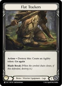 Flat Trackers - Heavy Hitters - Flesh and Blood TCG card
