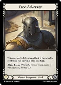 Face Adversity - Heavy Hitters - Flesh and Blood TCG card