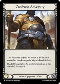 Confront Adversity - Heavy Hitters - Flesh and Blood TCG card