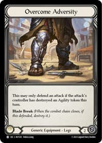 Overcome Adversity - Heavy Hitters - Flesh and Blood TCG card