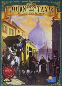 Thurn and Taxis: All Roads Lead to Rome Expansion - Rio Grande Games - Boardgames card