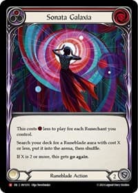 Sonata Galaxia - Heavy Hitters - Flesh and Blood TCG card