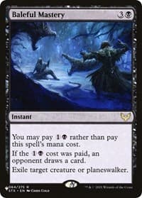 Baleful Mastery - The List Reprints - Magic: The Gathering card