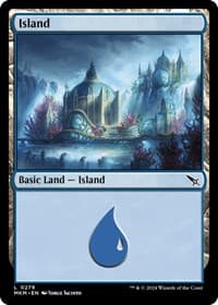 Island (0279) - Murders at Karlov Manor - Magic: The Gathering card