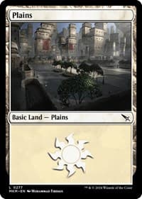 Plains (0277) - Murders at Karlov Manor - Magic: The Gathering card