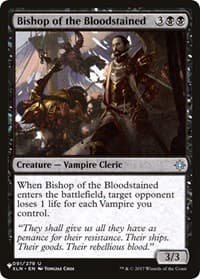 Bishop of the Bloodstained - The List Reprints - Magic: The Gathering card