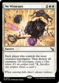 No Witnesses - Murders at Karlov Manor - Magic: The Gathering card