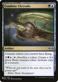 Combine Chrysalis - The List Reprints - Magic: The Gathering card