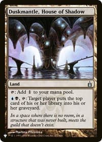 Duskmantle, House of Shadow - The List Reprints - Magic: The Gathering card