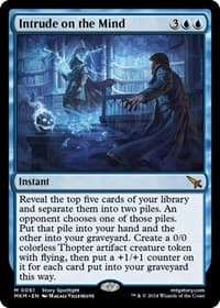 Intrude on the Mind - Murders at Karlov Manor - Magic: The Gathering card