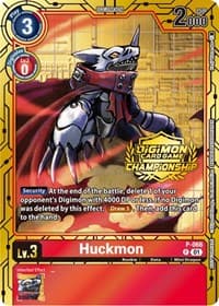 Huckmon - P-066 (Championship 2023 Gold Card Set) - Digimon Promotion Cards - Digimon Card Game card