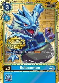 Bulucomon - P-067 (Championship 2023 Gold Card Set) - Digimon Promotion Cards - Digimon Card Game card