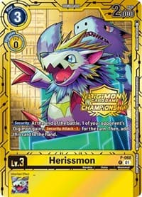 Herissmon - P-068 (Championship 2023 Gold Card Set) - Digimon Promotion Cards - Digimon Card Game card