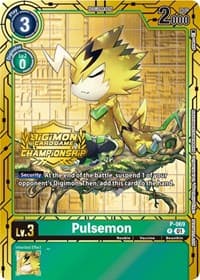 Pulsemon - P-069 (Championship 2023 Gold Card Set) - Digimon Promotion Cards - Digimon Card Game card