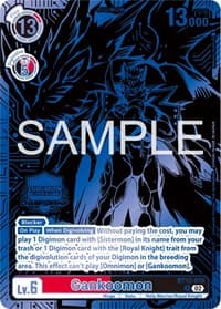 Gankoomon - BT13-019 (2023 Championship Finals Top 16) - Versus Royal Knights - Digimon Card Game card