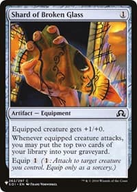 Shard of Broken Glass - The List Reprints - Magic: The Gathering card