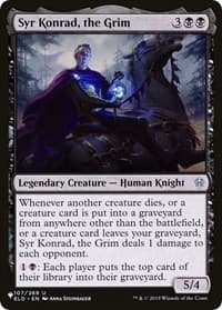 Syr Konrad, the Grim - The List Reprints - Magic: The Gathering card
